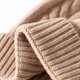 thumbnail image 5 of Gorro con puños de punto de lana para mujer, gorro informal suave y cálido, gorro de esquí frío para invierno, gorro de línea elástica, 5 of 5