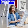 thumbnail image 4 of Ice Scoop Holder Foldable, Metal Heavy Duty Ice Maker Scoop Holder, Stainless Steel Multi Functional Use Exquisite Design for Ice Maker Kitchen Freezer Bar Party Wedding, 4 of 8