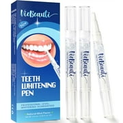 VieBeauti Teeth Whitening Pen (3 Pcs), 30+ Uses, Effective, Painless, No Sensitivity, Travel-Friendly, Easy to Use, Beautiful White Smile, Mint Flavor