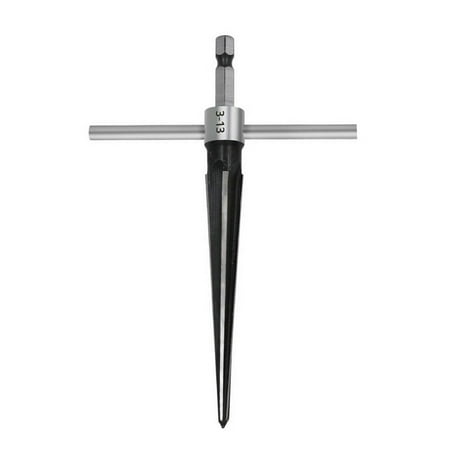 

3-13mm Hand Held Tapered Reamer T Handle 6 Flute Beveling Cutting Drill Tool