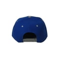 thumbnail image 2 of L.O.G.A. Plain Adjustable Snapback Hats Caps Flat Bill Visor - Blue Gray, 2 of 2