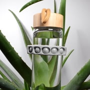 GWaT Hydration Tracker for Water Bottles, 2-Pack – Helps You Drink More Water Easily (Grey Skies)