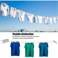 thumbnail image 3 of Retractable Clothesline Extendable Washing Line Rope Wall Mounted Drying Ropes Hanger For Indoor Outdoor Terraces Balconies Garden 375m123ft Five Ro, 3 of 4