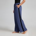 thumbnail image 3 of Aofany Womens Slacks Elastic Waist Straight Leg Pants Plus Size Casual Loose Commuting Trousers with Pockets, 3 of 8