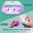 thumbnail image 2 of Enhanced Uv Light for Resin-Two-Sided with Digital Display Timer 48 LED Uv Resin Light,Foldable Uv R, 2 of 5