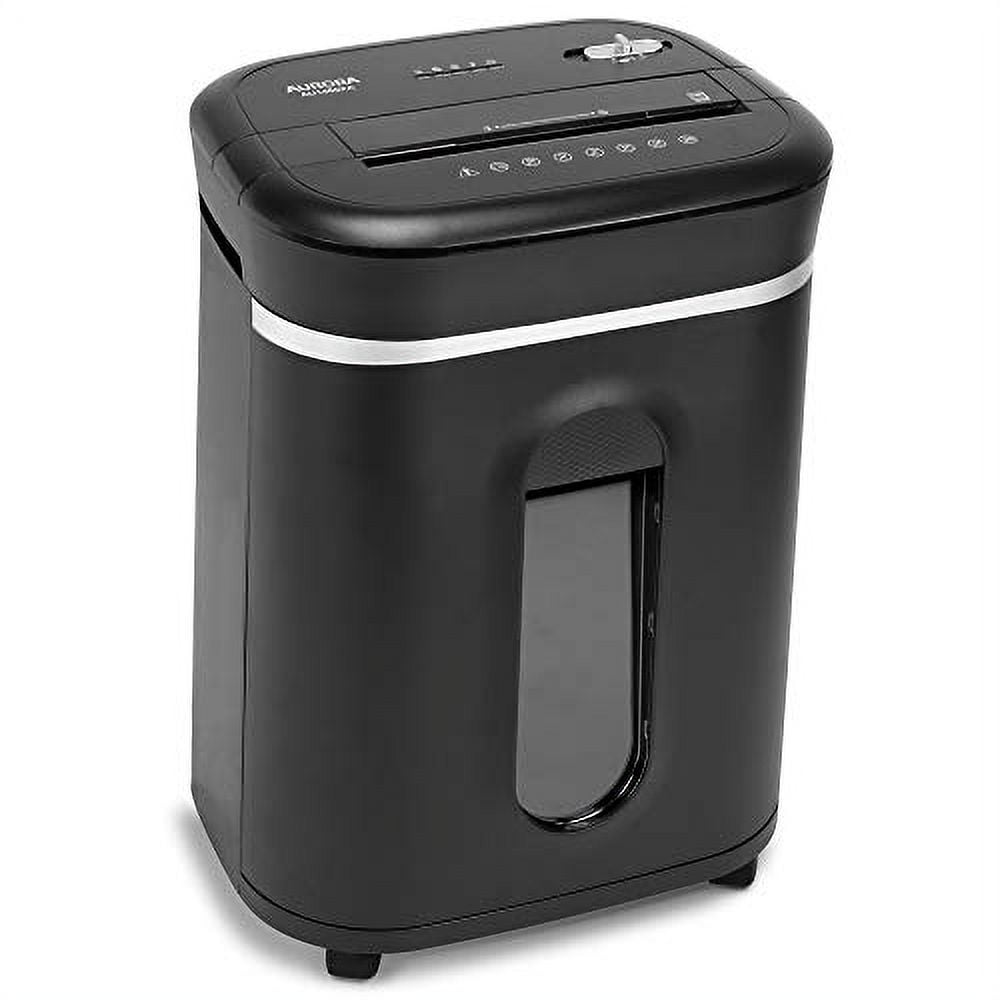 Aurora AU1460XA Anti-Jam 14-Sheet Crosscut Paper/CD and Credit Card Shredder/ 6-Gallon Pullout Basket 120 Minutes Continuous Run Time