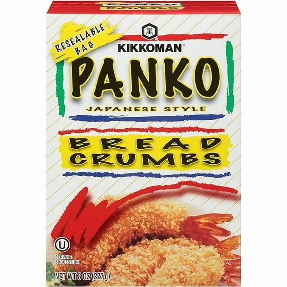 Kikkoman Panko Japanese Style Bread Crumbs, 8 oz (Pack of 4)