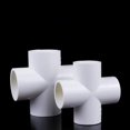 thumbnail image 4 of 10pcs Pvc 4 Way Cross For Building Heavy Duty Greenhouse Frame Furniture Connectors 20mm, 4 of 5