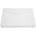 thumbnail image 1 of DEEPCRAFF 50Pcs White Kraft Paper Invitation Envelopes for Wedding and Party Cards, 1 of 5