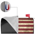 thumbnail image 3 of Flag Celebration Fireworks Independence Day Magnetic Mailbox Covers, Mail Wraps Garden Yard Home Decor for Outdoor Standard Size 21" Lx 18" W\u2026, 3 of 6