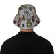 thumbnail image 5 of Fotbe Bright Insects Sombrero Tipo Pescador con Estampado – Sombrero de Sol de Algodón de Moda para Playa, Golf, Pesca, 5 of 6