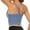 Blue, variant on YouLoveIt Women's Sports Bra Stretch Cami Tank Top Padded Wireless Cross Back Yoga Bra Yoga Vest Seamless Short Camisoles Women Tank Top Cami Sport Yoga Bras