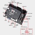 thumbnail image 2 of Placa base HM55A shaofei de doble canal LGA1288 ATX USB2.0 SATA2.0 DDR3X2 color negro, 2 of 5