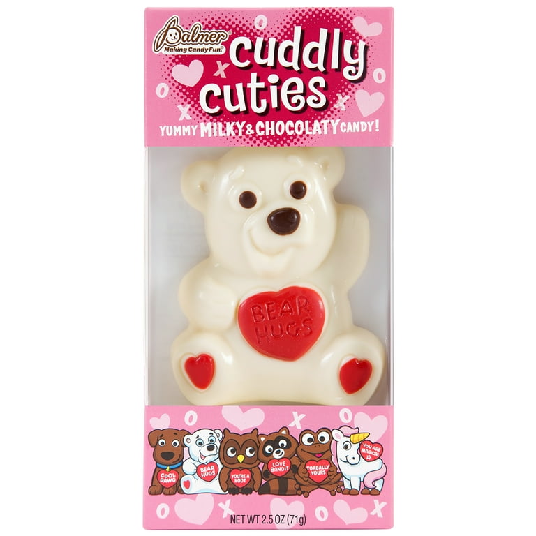 RM Palmer Cuddly Cuties Candy Milk Chocolate 2.5oz, Whimsical