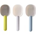thumbnail image 1 of Cuchara de comida para mascotas Clipable para almacenamiento de alimentos para perros y gatos, plástico sin BPA, cuchara de dos usos ([paquete de 3]-azul+amarillo+gris), 1 of 5