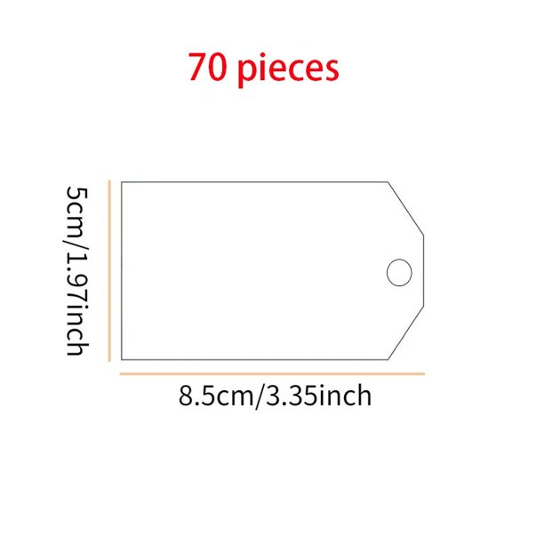 Tarjeta acrílica para el lugar de la boda, etiqueta de regalo esmerilada/transparente con borla, adorno de Navidad DIY, etiqueta de nombre, etiqueta de equipaje, etiqueta de calcetín