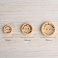 thumbnail image 5 of 150 Pieces Per Pack 2 Holes With Love Hearts Wooden Buttons Sewing Scrapbooking Handmade Round Buttons DIY Decor Crafts, 5 of 5