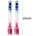 thumbnail image 3 of Dianli Braided Hair Extension Three-Color Gradient Hand-Woven Braided Ponytail Synthetic Clip-in Long High Ponytail Style Heat-Resistant Fiber for Daily Wear Cosplay Party, 3 of 9