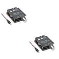 thumbnail image 2 of Inteprter Power Amplifier Board Digital 50Wx2 Audio Replacement Volume Amp 35V Plastic 470uf Amplifying Speaker Module Control DIY 1 2piezas, 2 of 6