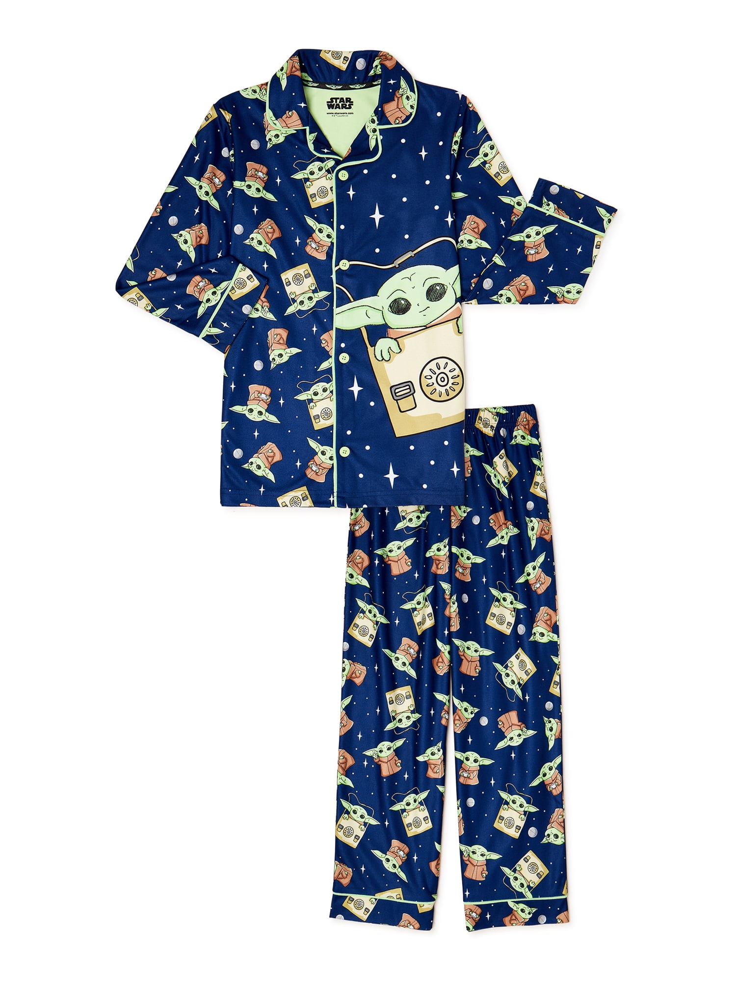 Aan Antecedent etnisch Star Wars Baby Yoda Boys' Long Sleeve Pajama Set, 2-Piece, Sizes 4-12 -  Walmart.com