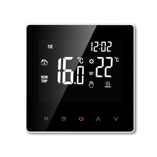 Ounissouiy Pantalla táctil del controlador de temperatura de la caldera del termostato inteligente Tuya WiFi Electrodomésticos Tipo 3