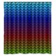 thumbnail image 1 of ABPHQTO Cortina de ducha en zigzag Cortina de ducha impermeable 160x180 cm, 1 of 2
