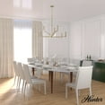 thumbnail image 3 of Hunter - Sunjai 9-light Alturas Gold, Extra Large Chandelier, Dimmable, Formal Style, Candle Shaped, for Bedrooms, Dining, Living Rooms - 19521, 3 of 8
