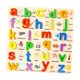 thumbnail image 4 of Bloques de construcción de rompecabezas de madera, juguetes de aprendizaje interactivos, juego de combinación para niños Letras minúsculas, 4 of 9