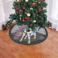 thumbnail image 2 of FMSHPON Unicorn Wings Horse Geometric Xmas Christmas Tree Skirt Stand Mat for Holiday Party Decoration Indoor Outdoor 48 inches, 2 of 3