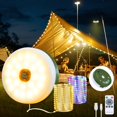 thumbnail image 1 of Luces de Cuerda para Camping InkTrail 33m con 14 Modos Recargables, 1 of 8