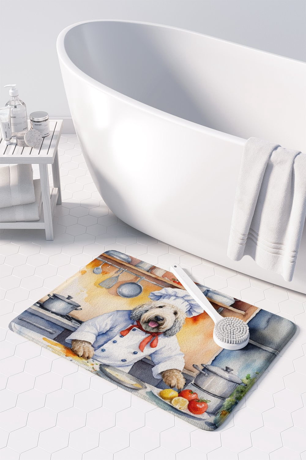 Yorkie Yorkshire Terrier The Chef Memory Foam Kitchen Mat
