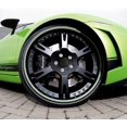 thumbnail image 5 of HWZWT Embouts Centraux de Roue de Voiture 4 Pcs Noir Brillant 50 mm, 5 of 5