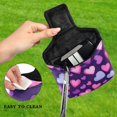 thumbnail image 4 of Haosy Pink and Purple Hearts Golf Mallet Putter Cover Strong Magnetic Leather Golf Club Headcover Closure, 4 of 7