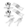 thumbnail image 4 of Minkissy 1 Set of Security Drawer Lock Aluminum Alloy Silver T Handle for Tool Box, 4 of 7