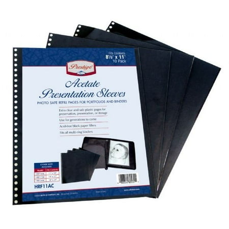 Archival Polyester Sleeve - Alvin Prestige Series Archival Polyester Sleeves, Size: 14x17