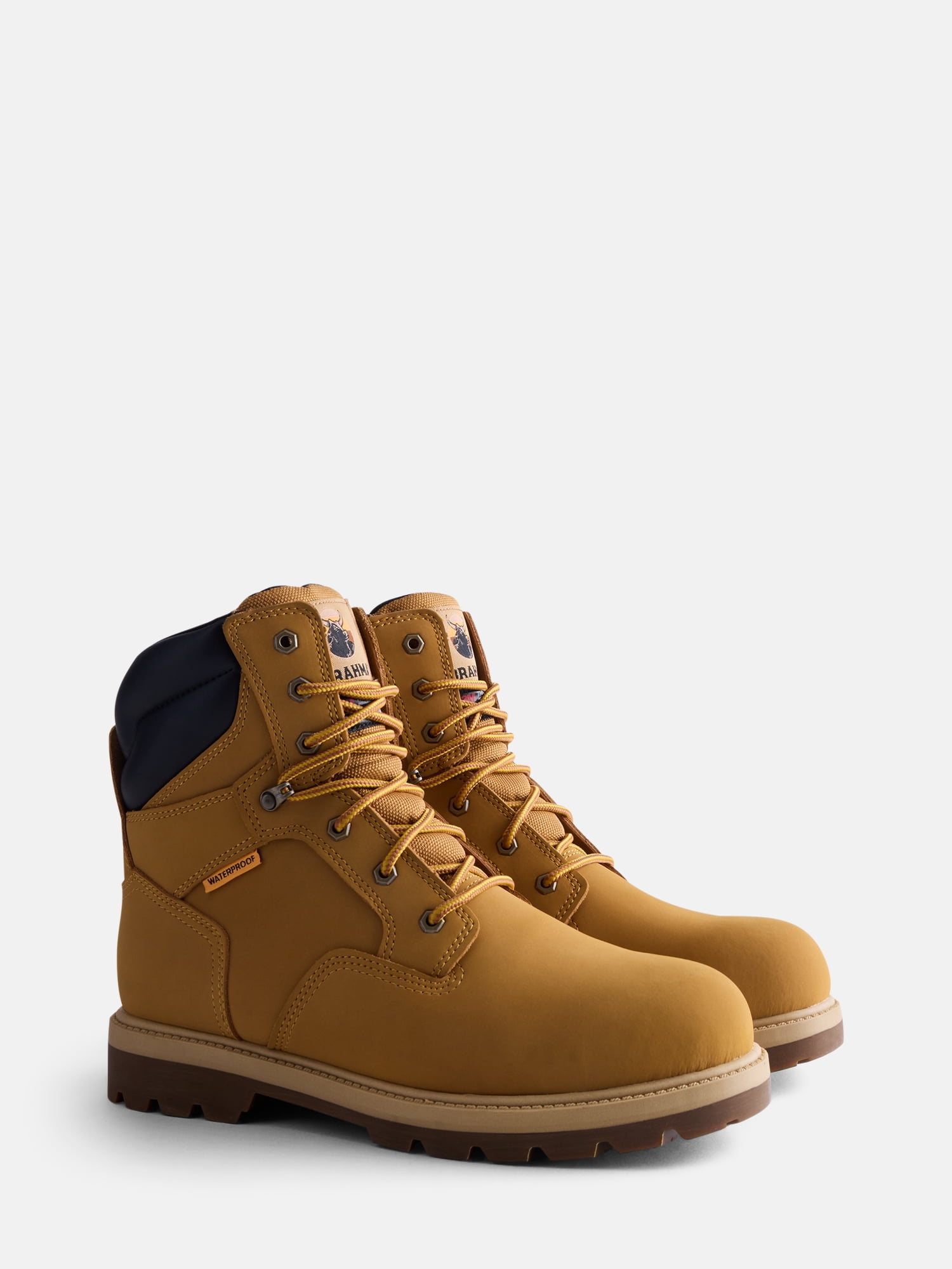 Brahma Men's Water Resistant Granite Work Boots