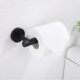 thumbnail image 3 of MOPOOR Toilet Paper Holder Wall Mount, Stainless Steel Rustproof Double Post Pivoting Tissue Roll Holder for Bathroom, Commercial Toilet Paper Dispenser, 3 of 5