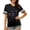 v#18Black103, variant on Womens Shirts Colorful Stars & Fireworks Pattern Short Sleeve V Neck Celebrate America'S 250Th Anniversary For 4Th Of July Holiday Nautical Tops,White,Xl
