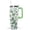Green, variant on 40 oz Green Plant Tumbler Insulated Stainless Tumbler,Tropical Plant Travel Coffee Cup Water Botter, Plant Lovers Gifts for Gardeners Plant Lady Women Friends