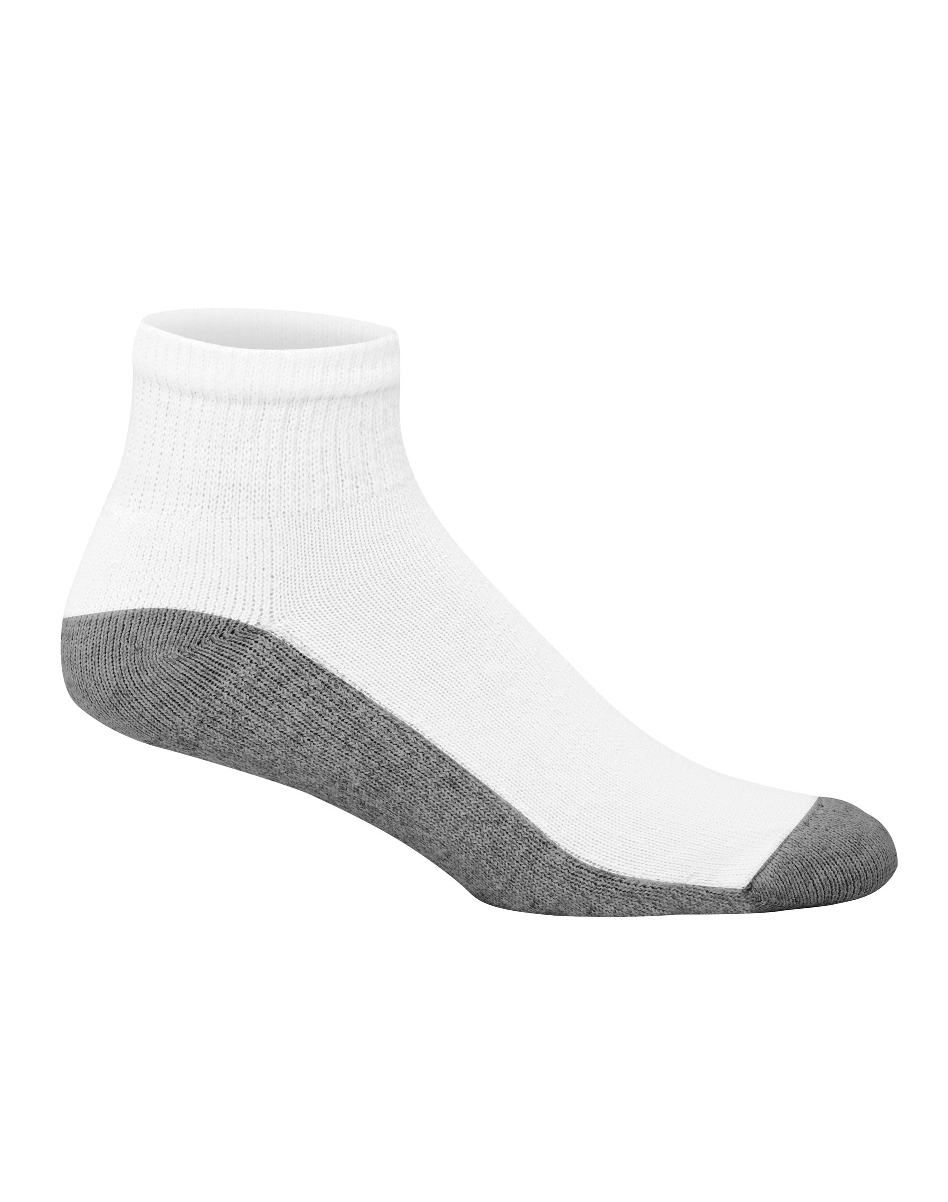 Hanes Men's Max Cushion Ankle Socks, 6-Pack, Multicolor photo 4