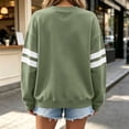 thumbnail image 6 of Staron Fall Winter Sweaters for Women Cozy Oversized Knit Pullover Round Neck Long Sleeve Loose Comfy Casual Basic Fashion Tops Army Green L, 6 of 7
