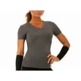 thumbnail image 2 of InstantFigure Activewear Compression Short Sleeve V-Neck Top AWT023, 2 of 5