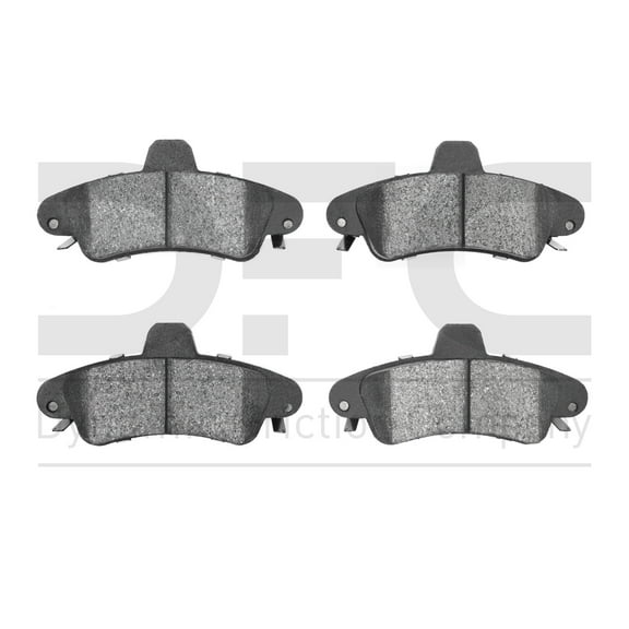 Dynamic Friction Company 3000 Semi-Metallic Brake Pads 1311-0899-10-Rear Set For 1995-2000 Ford Contour, 1995-2000 Mercury Mystique, 1999-2002 Mercury Cougar