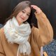 thumbnail image 2 of Bufanda de invierno para mujer Cachemira Feel Shawl Wraps Manta suave y cálida Bufandas para mujer, blanco, 2 of 4