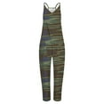 thumbnail image 5 of Jumpsuits for Women Casual Printing Camouflage Sleeveless Round Neck Pants for Women Fashion Loose Fit Daily Vest Sling Lightweight Party Vacation Beach Jumpsuit with Pocket（Army Green,M）, 5 of 5