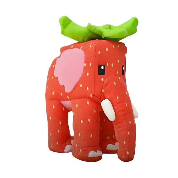 Muñeco Peluche Kawaii Animal Elefante Fresa Suave para Regalos Coleccionables Y Fanáticos La Del