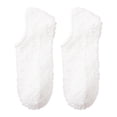 thumbnail image 3 of Women's Soft Sole Slipper Socks with Grippers, Thick Warm Cozy Sherpa Lined Home Socks Set, Cable Knitted Non- Fluffy Winter House Bedroom Slippers, 3 of 4