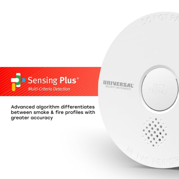 Universal Security Instruments Battery, Smoke & Fire Alarm