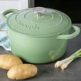 thumbnail image 4 of Crock Pot Artisan 5-Quart Dutch Oven - Pistachio Green, 4 of 7