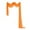 Orange, variant on Voile Window Scarf, Fmnung Multifunctional Sheer Curtain for Living Room Kitchen, Light Filtering Drapes for Wedding Party Decor, 52"x54", Light Blue